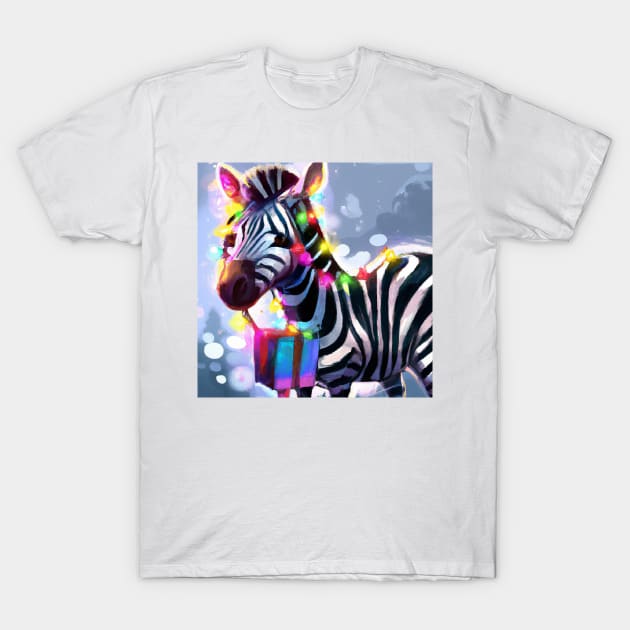 Cute Zebra Drawing T-Shirt by Play Zoo